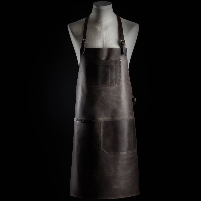 Bartender leather apron Barista apron Work apron Barbers apron by Kruk Garage Mens apron Chef apron Birthday gift