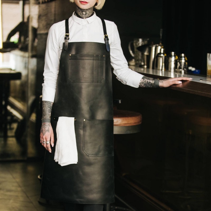 Leather apron Bartender apron Work apron Barber apron Woodworking apron Mens apron Chef apron Metalworking apron